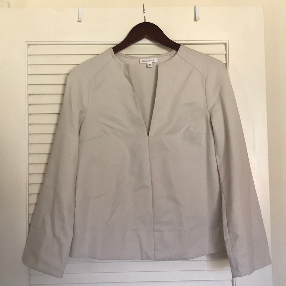 Cream Fashion Work Blouse From prologue